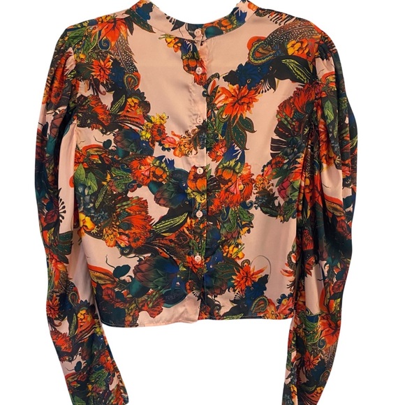 H&M Colorful Floral Blouse - Picture 3 of 11
